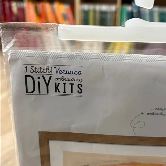 Vervaco DIY Cross Stitch Kit with Elephants - Picture 2 of 6